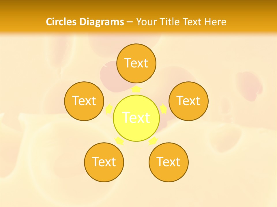 Piece Edam Grocery PowerPoint Template