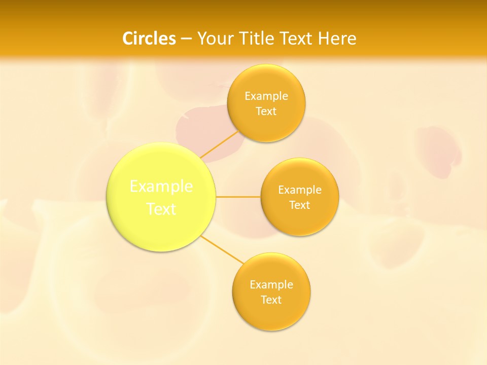 Piece Edam Grocery PowerPoint Template