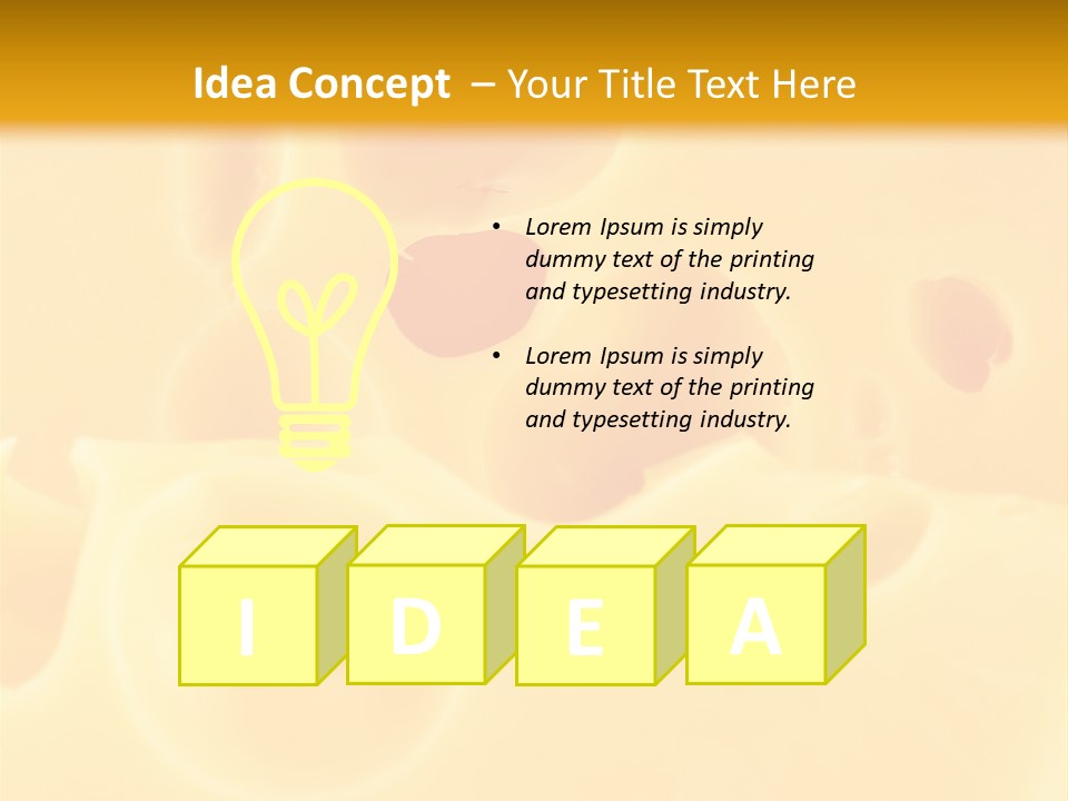 Piece Edam Grocery PowerPoint Template