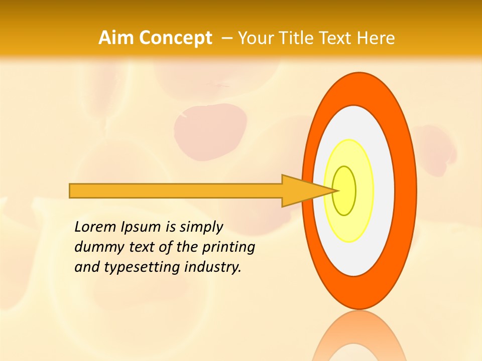 Piece Edam Grocery PowerPoint Template