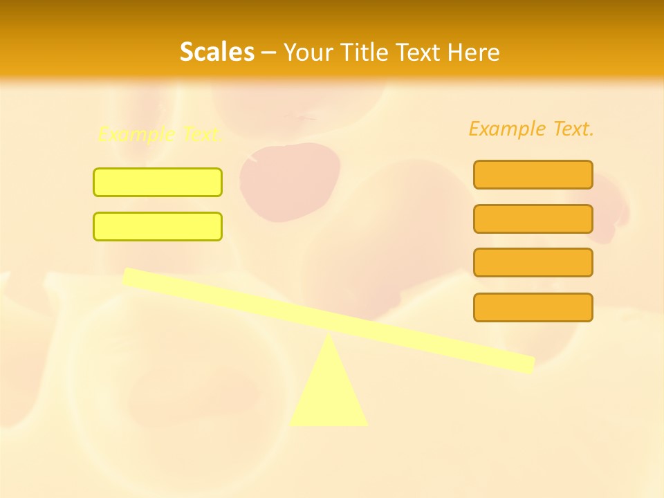 Piece Edam Grocery PowerPoint Template