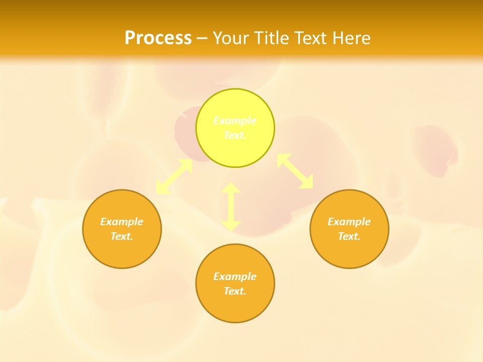 Piece Edam Grocery PowerPoint Template