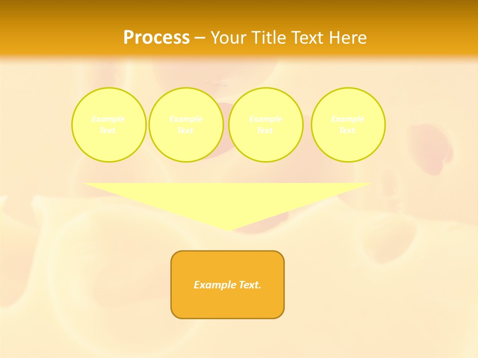 Piece Edam Grocery PowerPoint Template