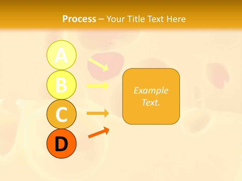 Piece Edam Grocery PowerPoint Template