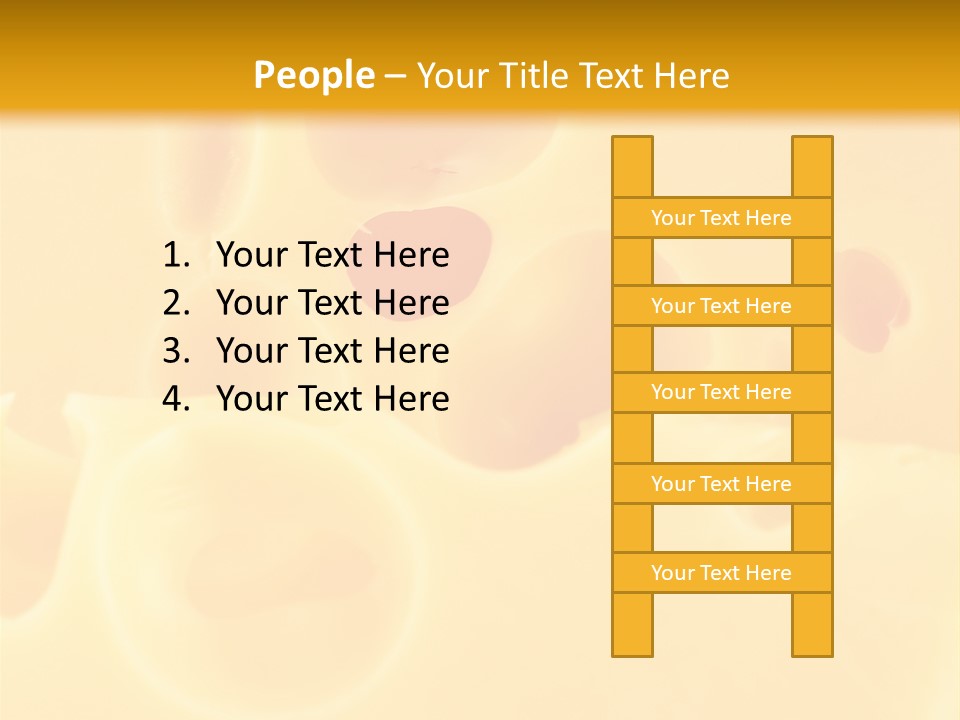 Piece Edam Grocery PowerPoint Template