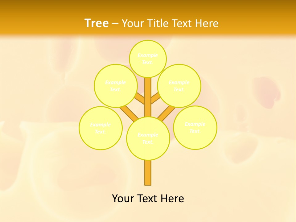 Piece Edam Grocery PowerPoint Template
