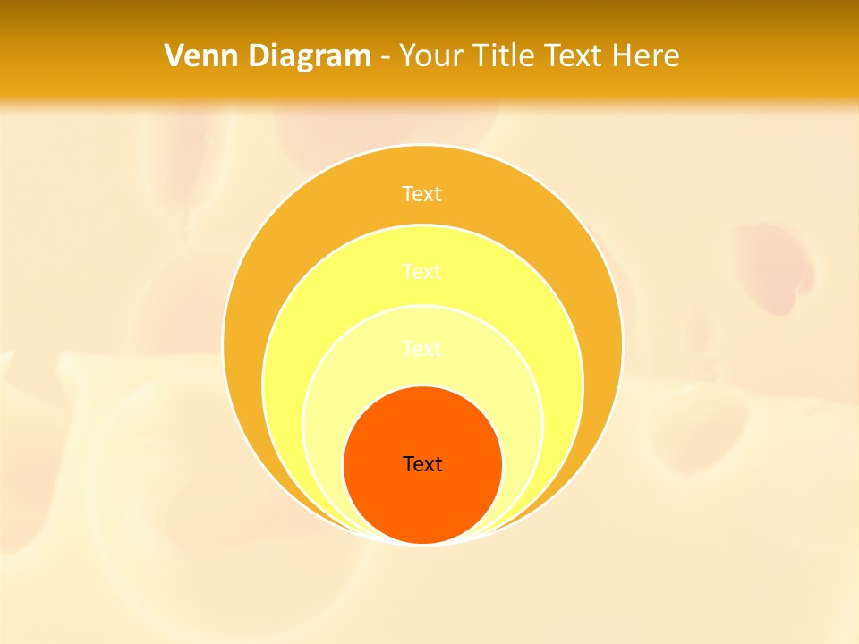 Piece Edam Grocery PowerPoint Template