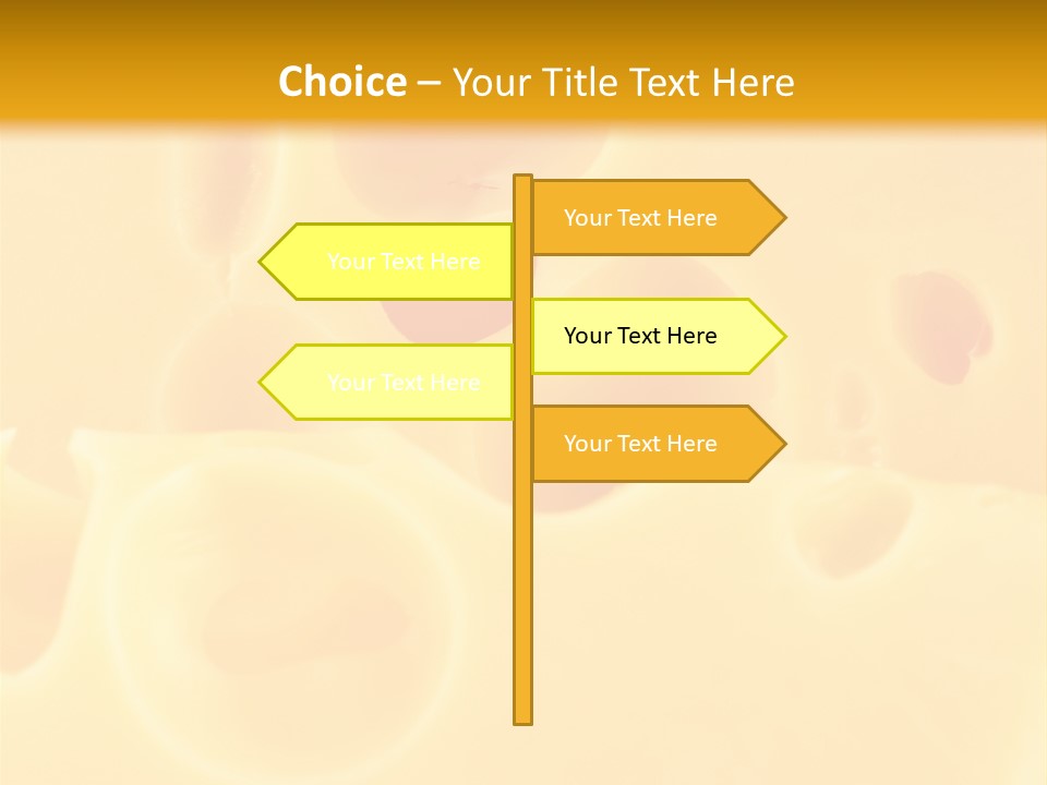 Piece Edam Grocery PowerPoint Template
