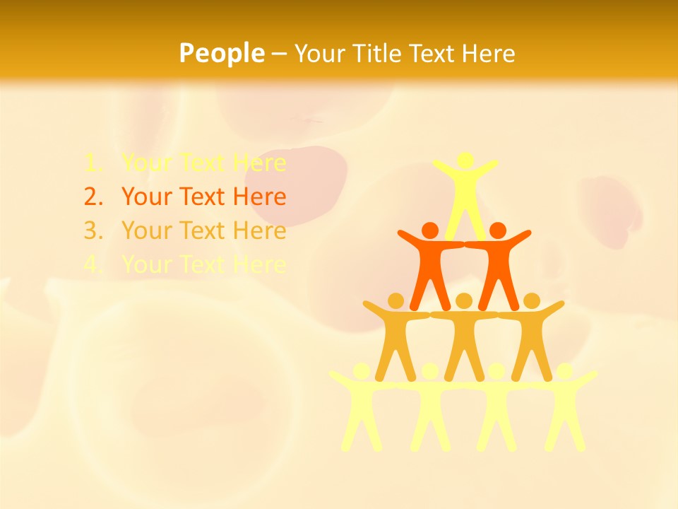 Piece Edam Grocery PowerPoint Template