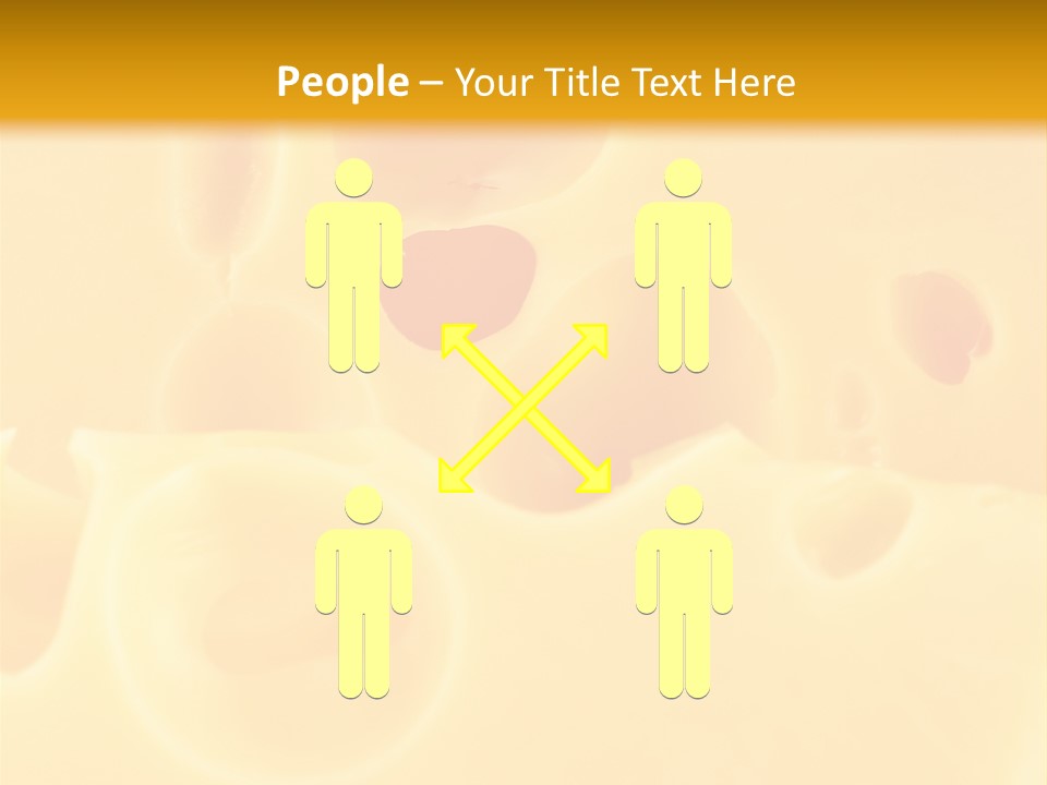 Piece Edam Grocery PowerPoint Template