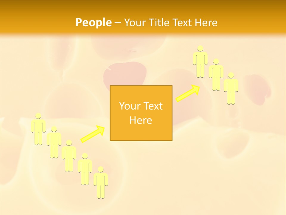 Piece Edam Grocery PowerPoint Template
