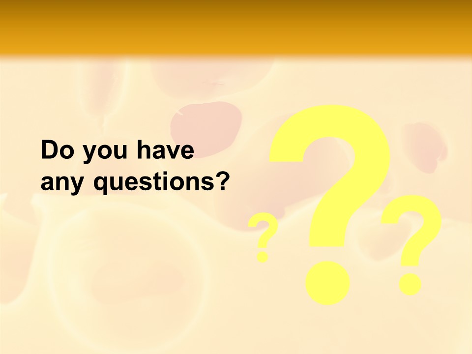 Piece Edam Grocery PowerPoint Template