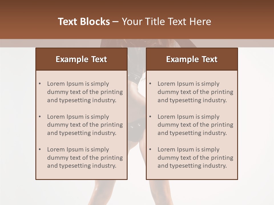 Elegance Glamour Flexibility PowerPoint Template