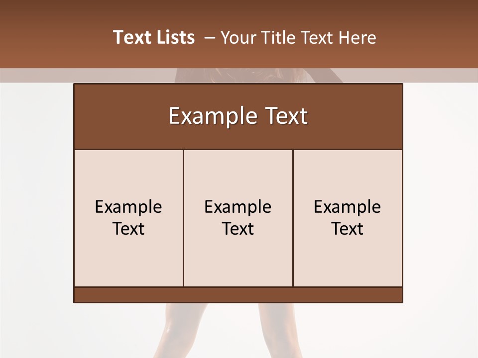 Elegance Glamour Flexibility PowerPoint Template