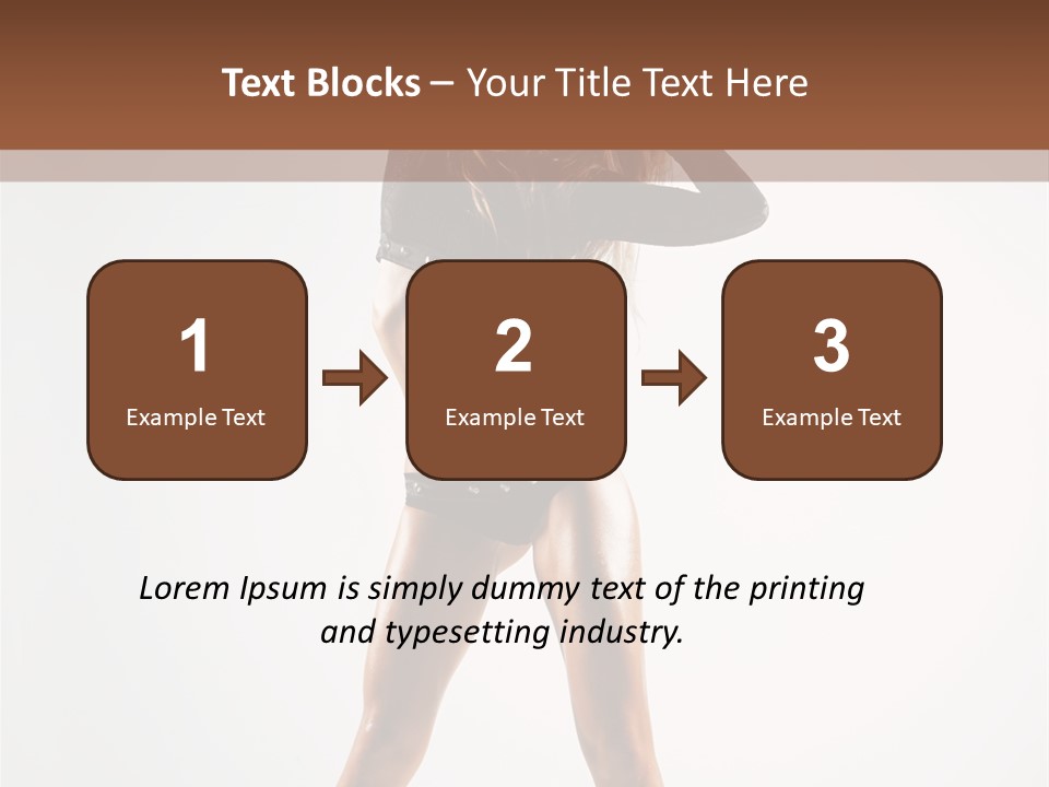 Elegance Glamour Flexibility PowerPoint Template