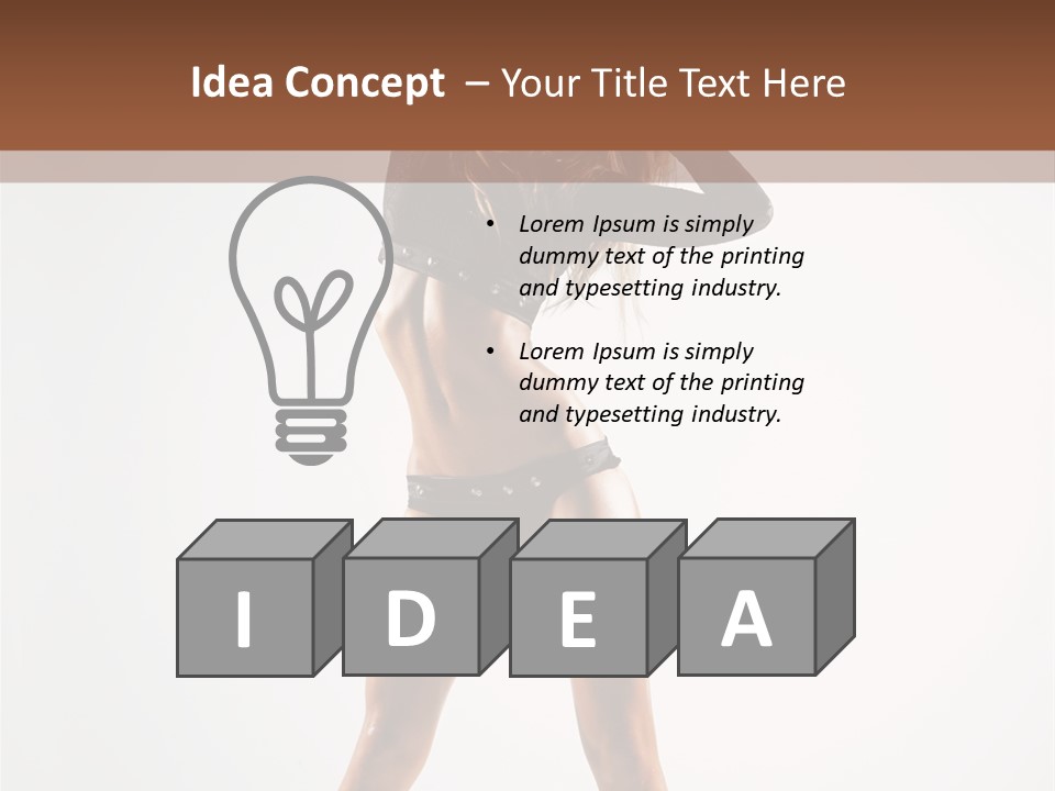 Elegance Glamour Flexibility PowerPoint Template