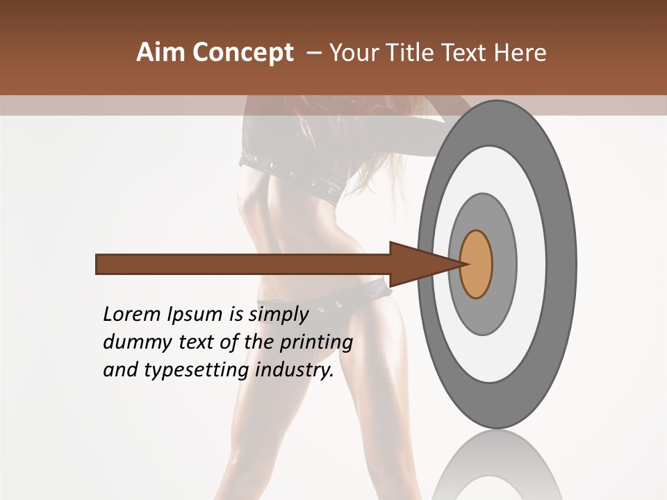 Elegance Glamour Flexibility PowerPoint Template