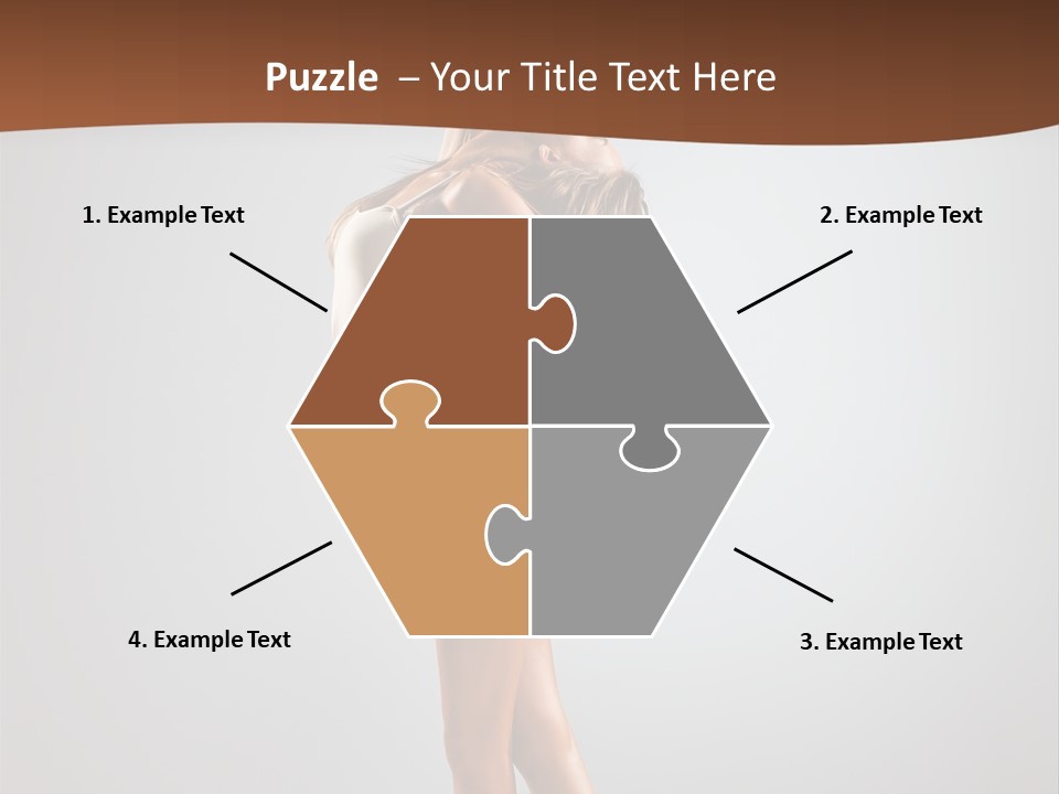 Vertical Posing Modern PowerPoint Template
