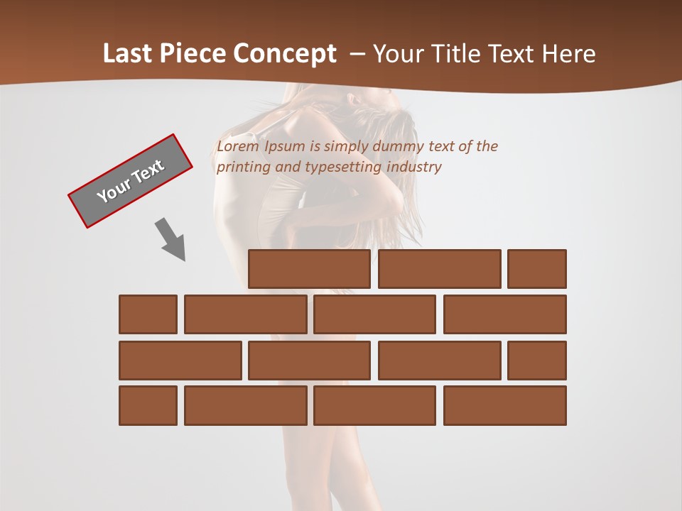 Vertical Posing Modern PowerPoint Template