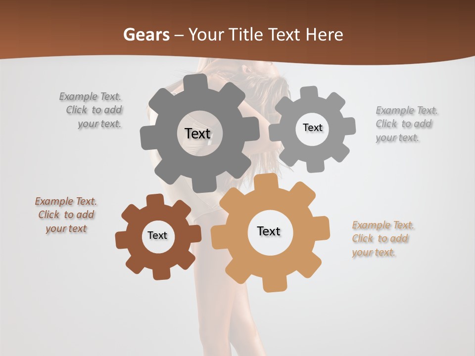 Vertical Posing Modern PowerPoint Template