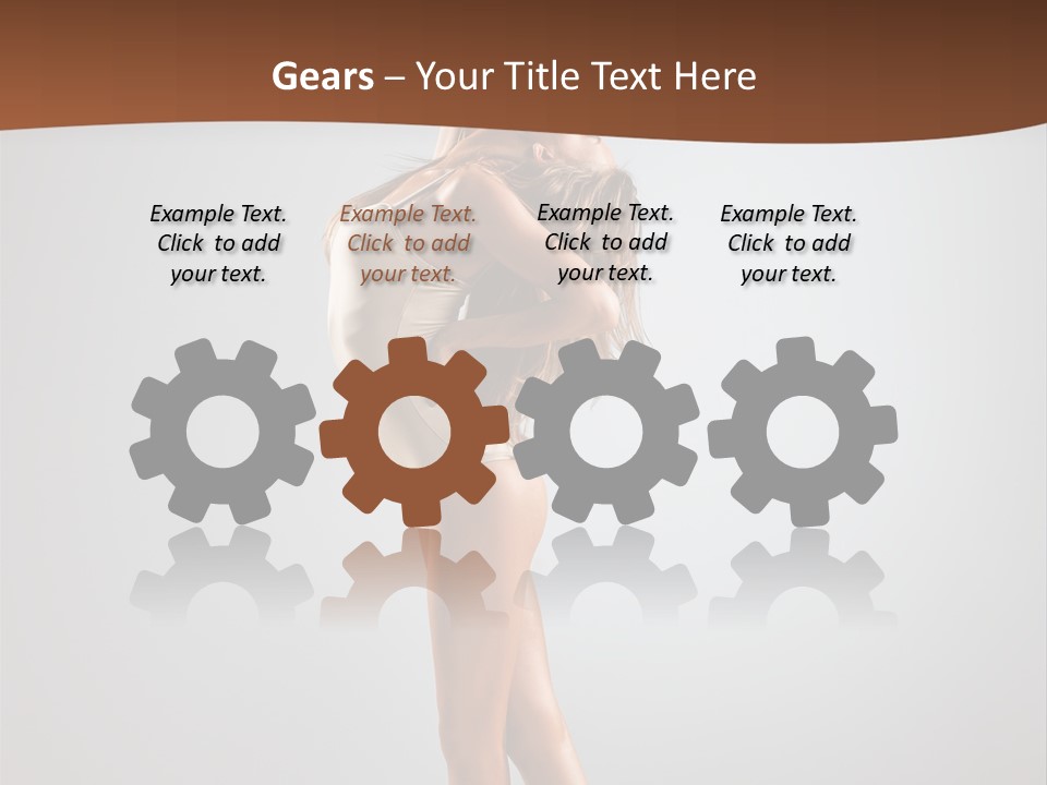 Vertical Posing Modern PowerPoint Template