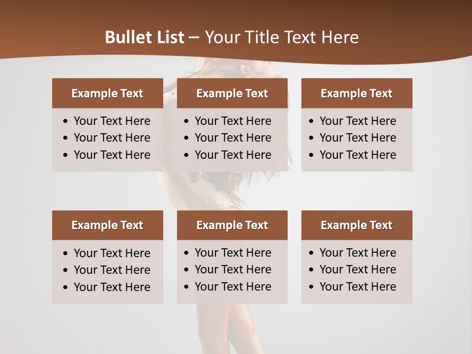 Vertical Posing Modern PowerPoint Template