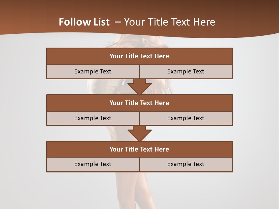 Vertical Posing Modern PowerPoint Template