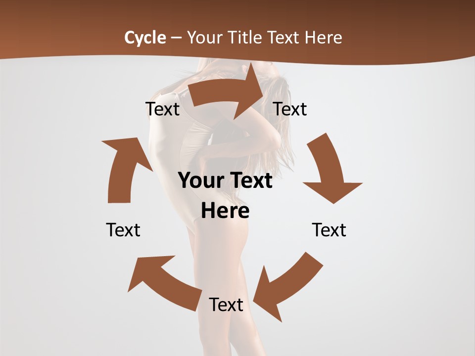 Vertical Posing Modern PowerPoint Template