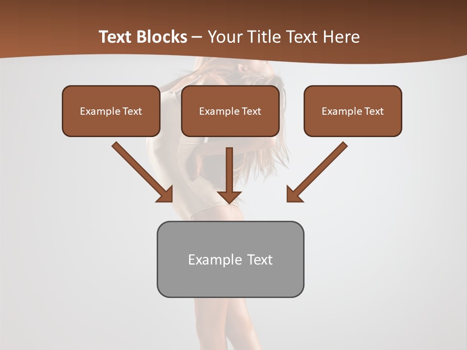 Vertical Posing Modern PowerPoint Template