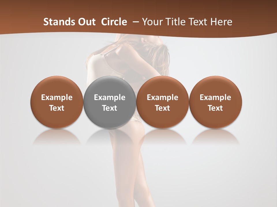 Vertical Posing Modern PowerPoint Template