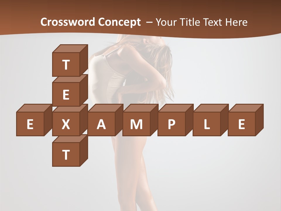 Vertical Posing Modern PowerPoint Template