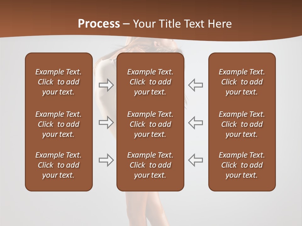 Vertical Posing Modern PowerPoint Template