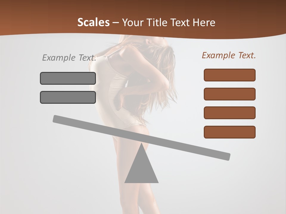 Vertical Posing Modern PowerPoint Template