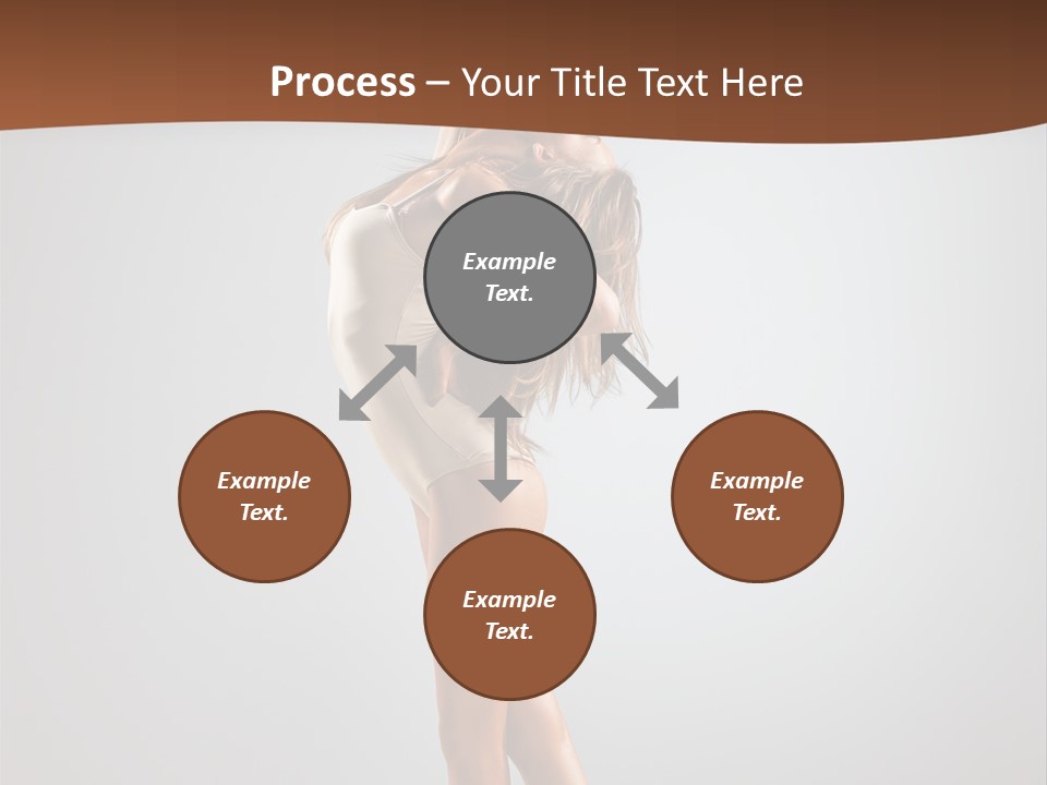 Vertical Posing Modern PowerPoint Template