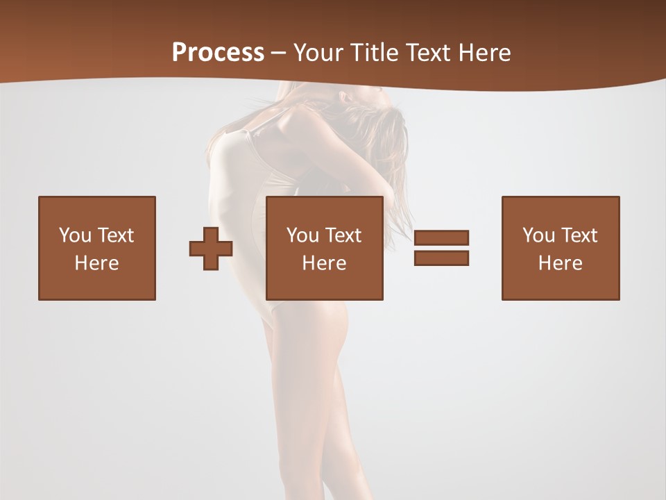 Vertical Posing Modern PowerPoint Template