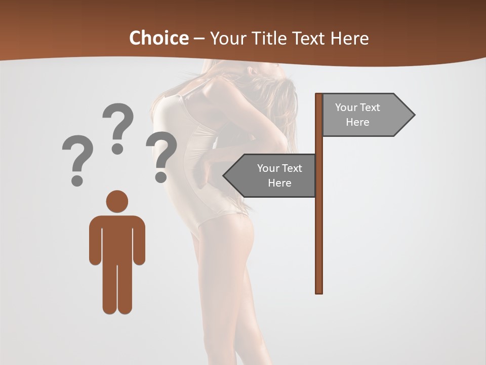 Vertical Posing Modern PowerPoint Template