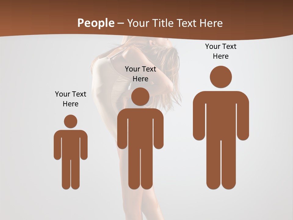 Vertical Posing Modern PowerPoint Template