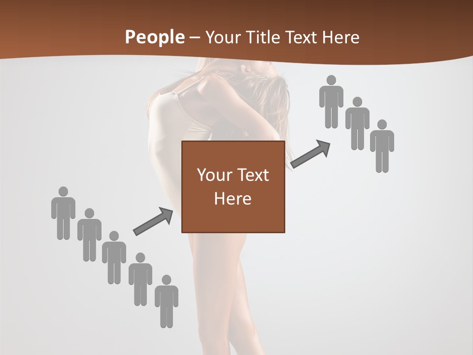 Vertical Posing Modern PowerPoint Template