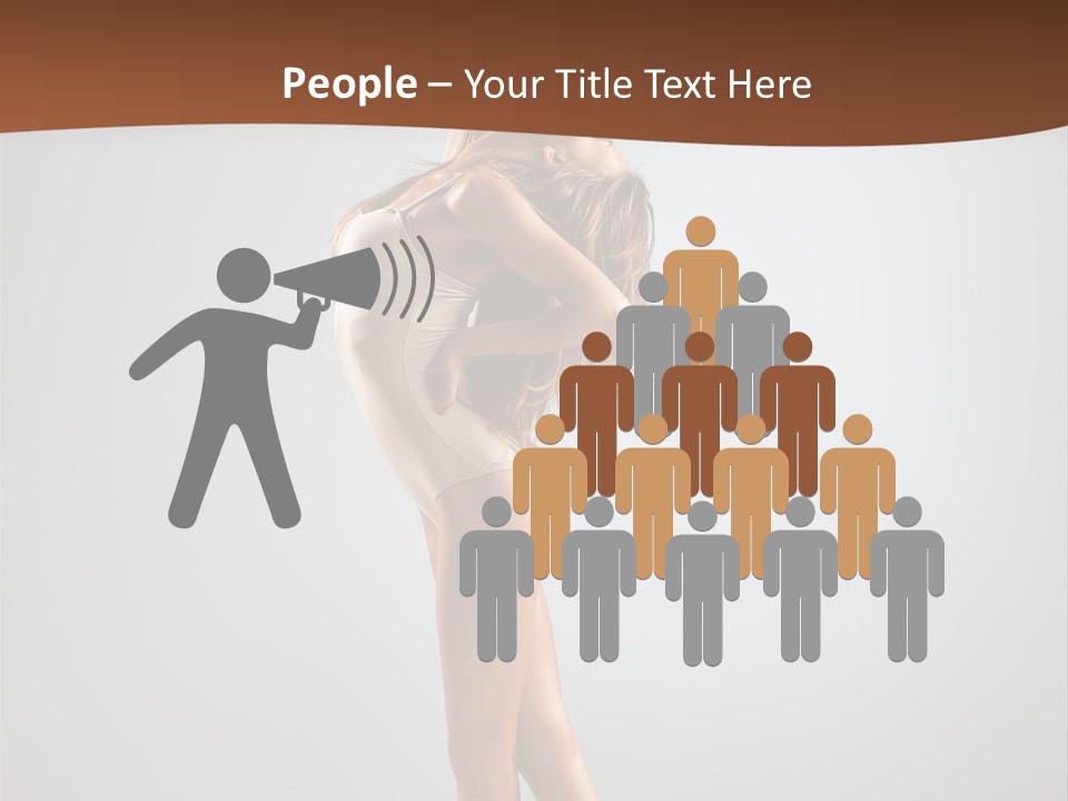 Vertical Posing Modern PowerPoint Template