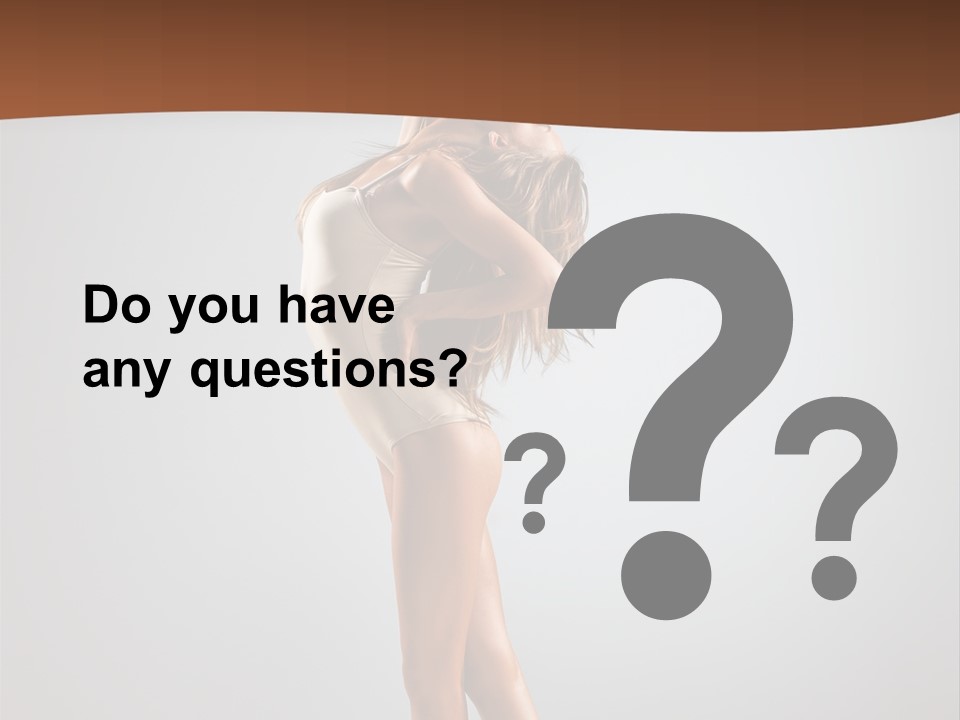 Vertical Posing Modern PowerPoint Template