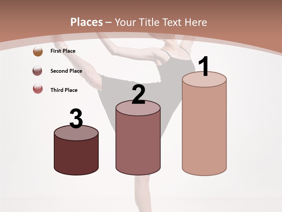 Performance Sensuality Pose PowerPoint Template