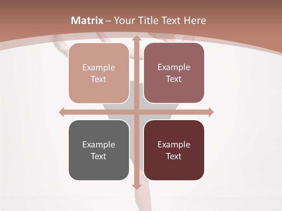 Performance Sensuality Pose PowerPoint Template