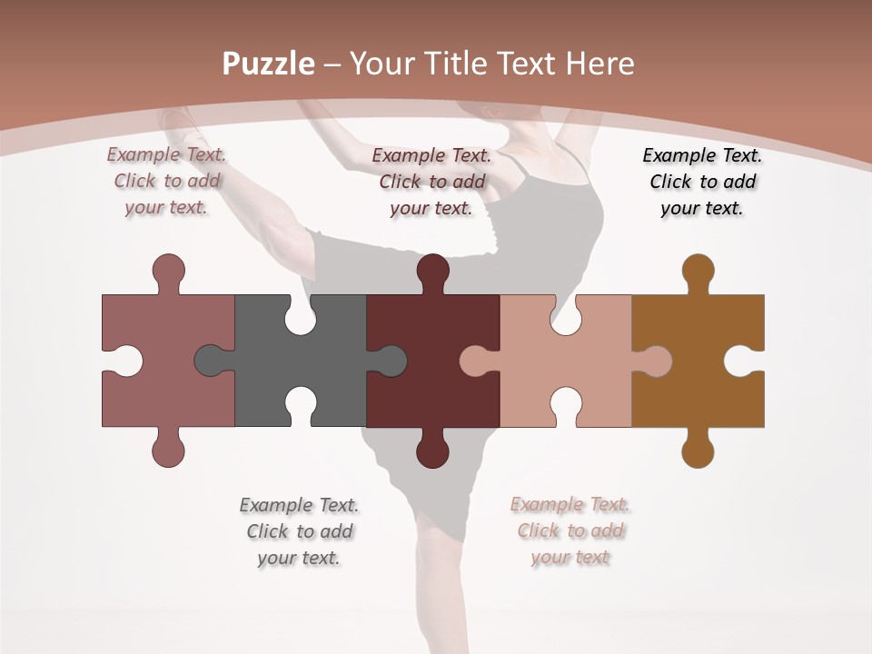 Performance Sensuality Pose PowerPoint Template