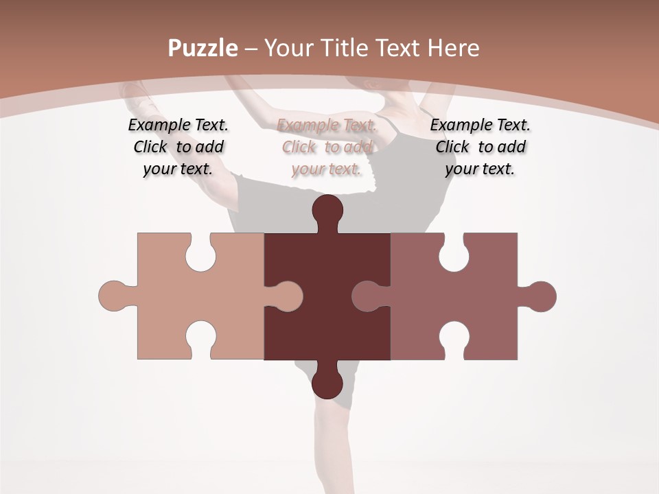 Performance Sensuality Pose PowerPoint Template