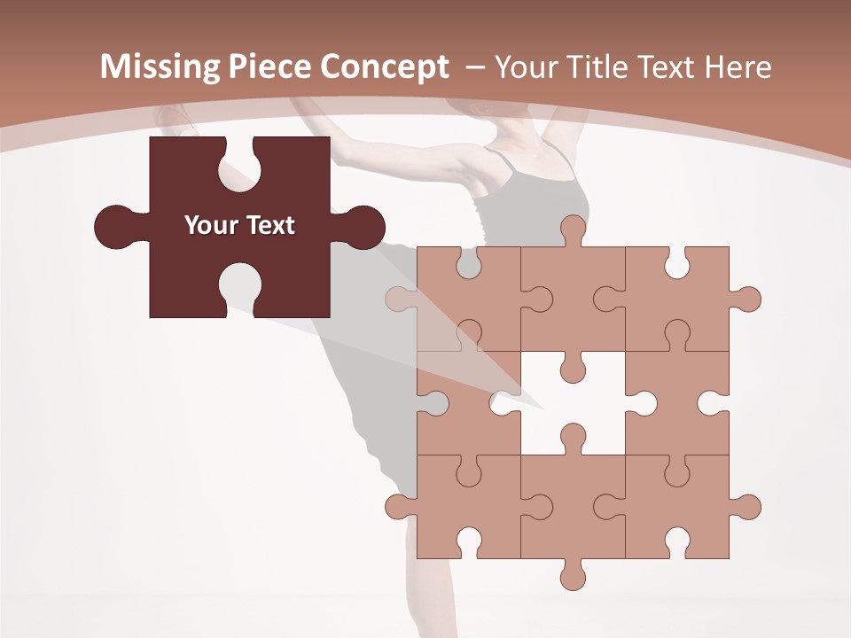 Performance Sensuality Pose PowerPoint Template