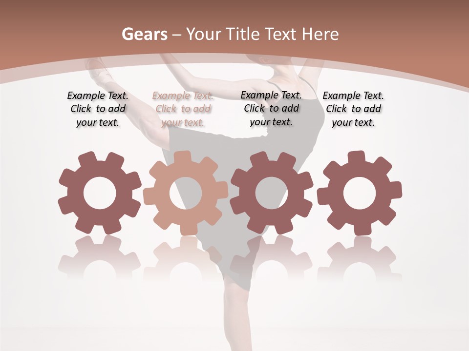 Performance Sensuality Pose PowerPoint Template