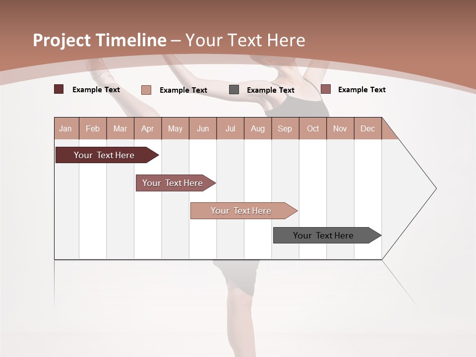 Performance Sensuality Pose PowerPoint Template
