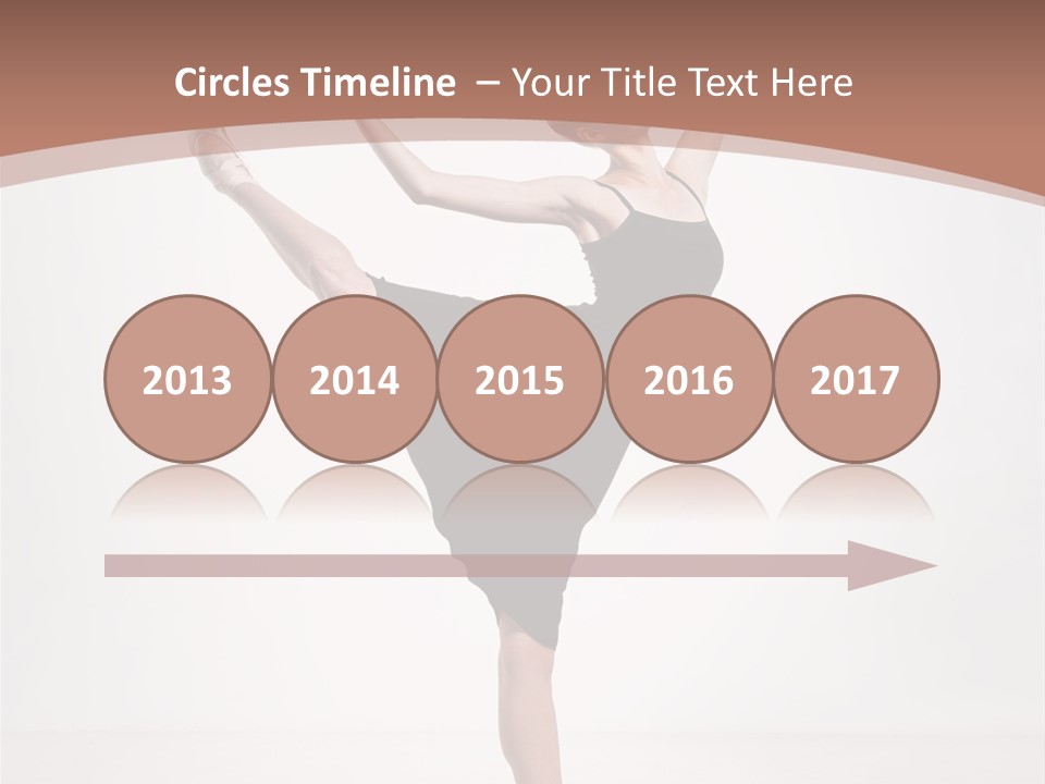 Performance Sensuality Pose PowerPoint Template