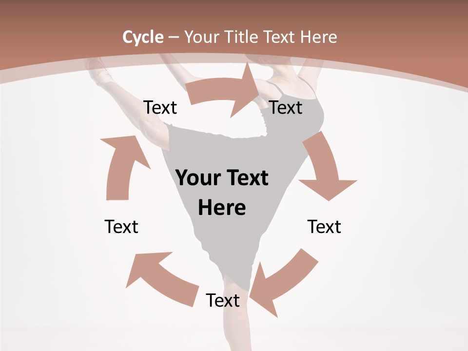 Performance Sensuality Pose PowerPoint Template