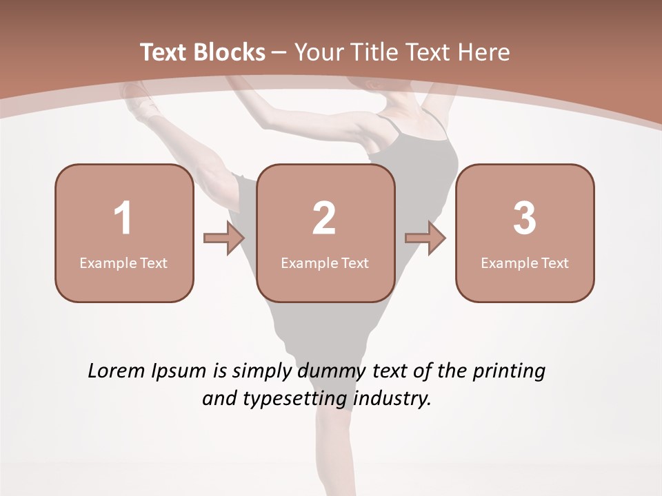 Performance Sensuality Pose PowerPoint Template